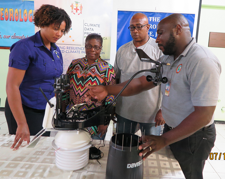 Personnel being Trained in Collecting Weather and Climate Data