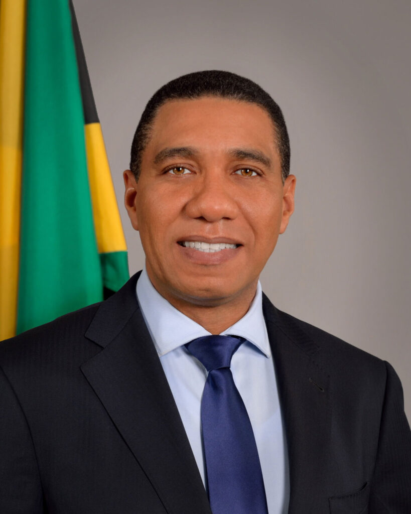 Prime Minister Honorable Andrew Holness